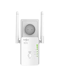 dootoper 300 Mbps Wifi Range Extender Wi Fi Repetidor de señal amplificador de señal de Wireless Wifi punto de acceso con antenas externas, compatible con Alexa