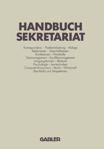 Handbuch Sekretariat (German Edition)