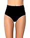iHeartRaves Black Rave High Waisted Booty Shorts for Women Rave Bottoms Pole Dance Shorts (Black, Large/X-Large)