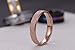 LOVE Beauties 4mm Women's Titanium Rose Gold Wedding Band Ring