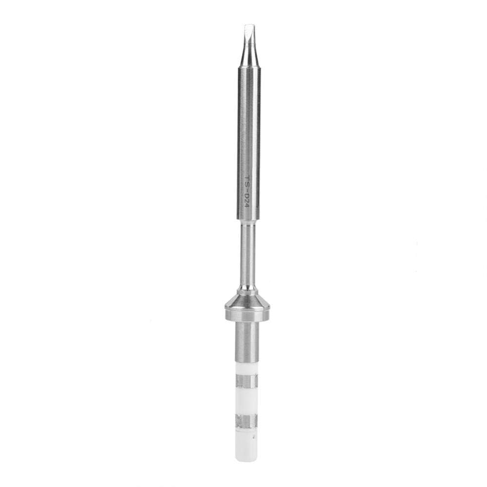 Hilitand Mini Stainless Steel Soldering Iron Tips, TS100 Replacement, Mini Soldering Tips(TS-D24)