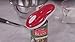 Tornado Can Opener - Hands Free, Automatic 1-Touch Smooth Edge with Built-In Retrieval Magnet - Great for Arthritis Sufferers - Red
