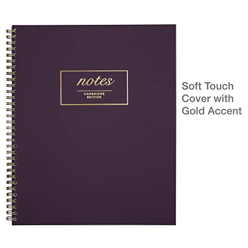 Mead-Cambridge-Meeting-Spiral-Notebook-Legal-Ruled-Soft-Cover-Business-Journal-9-12-x-7-14-Wirebound-Memo-Notepads-Cute-Stationery-Supplies-for-Home-Office-80-Sheets-Purple-49556