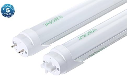 Jasoren LED Tube T8 4ft 4-pack 24W Frosted (40W equivalent) Daylight - 5000K 2880Lm AL+PC UL / DLC / FCC / RoHS / CE Single-Ended Power