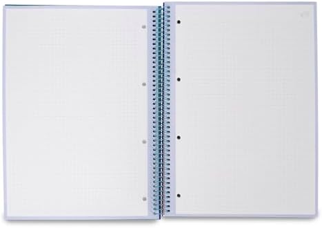 - Libreta A4 Azul - 240 páginas cuadriculadas Microperforadas - Tapa Extradura - Encuadrenación en Espiral- Incluye pegatinas