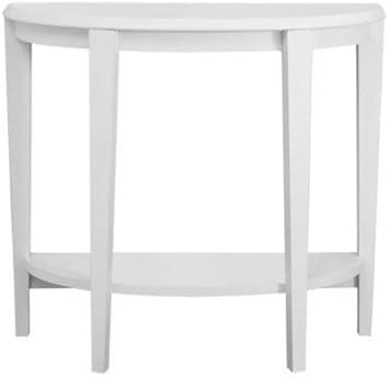 Amazon Com Table 36 L Hall Console Stylish Half Moon Shaped