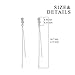 Sterling Silver Tassel Earrings Dangle, Long Chain Earrings Linear String, Stud Drop Earrings for Women Teens (Tassel 1)