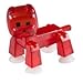 Stikbot, StikBulldog Figure, Translucent Red