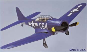 SBD-5 Dauntless Rubber Pwd. Airplane Laser Cut Kit 18" Wingspan Dumas