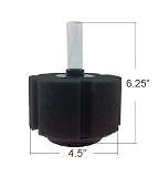 XY-280 Bio Fish Aquarium Medium Cylinder Soft Sponge Water Filter, Black