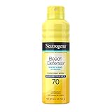 Neutrogena Beach Defense Spray Sunscreen Broad Spectrum SPF 70, 6.5 Oz