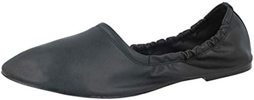 Ladies ELLA Faux Leather Slip On Bow Flat Dolly Ballet Pumps Ballerina Office Work School Shoes 3-8