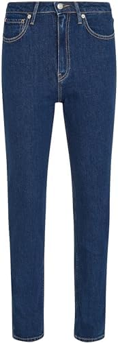 Damen Jeans Hose Slim Cigarette Ace High Waist, Blau (Ace), 32W/29L