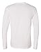 Bella 3150 Mens Jersey Long Sleeve Henley - White44; Large