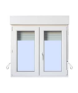 Ventana PVC Practicable Oscilobatiente 2 hojas con Persiana (PVC) 1200