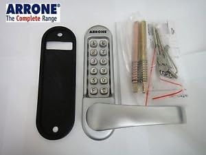 ARRONE AR/D-516PK OUTSIDE DIGITAL LOCK FOR PANIC HARDWARE MATT CHROME