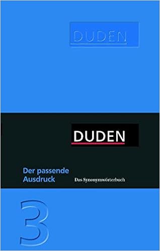 Der Passende Ausdruck Das Synonymworterbuch Duden Pur Amazon De Dudenredaktion Bucher