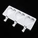 NUOMI Heart Popsicle Mold 3 Cavities Silicone Ice Pop Mold Reusable Ice Cream Bars Mold Freezing Mould for Home Kitchen
