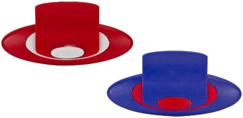 Evriholder Bag Cutter Clip, 2-Pack, Blue/Red and Red/White