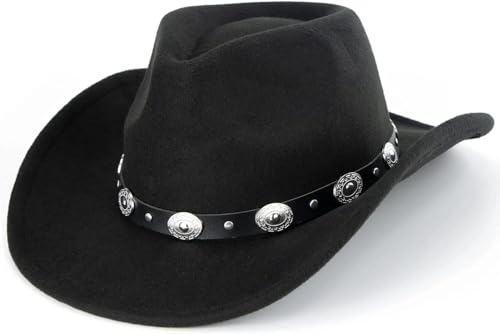 1 Pc Cowboy Hat: Black 17-03