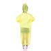 Walsilk 2Pack Emergency Rain Ponchos for Kids,Waterproof Child Raincoats with Hood and Sleeves,Portable & Lightweight (2Yellow)
