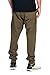 PROGO USA Men's Joggers Sweatpants Basic Fleece Marled Jogger Pant Elastic Waist (Medium, Olive)