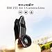 Phone Camera Lens Kit - BlitzWolf 3 in 1 Fisheye Lens iPhone 230 Degree + Wide Angle Lens 0.63X +Macro Len 15X with Clip for Android Samsung Smartphones and more