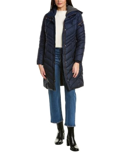 Marc New York by Andrew Marc Women's Odessa Slim Long Synthetic Down Jacket, NA…