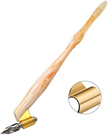 Hillento 斜めカリグラフィーペン先 ペン先ホルダー 英語のカリグラフィーペン先ホルダー 英語のアンティーク銅板スクリプト ハンドディップペン 5フラットペン先 Sxb Redwood B07kr2k22r 0円 大人気 New Arrival 最安値挑戦 年中無休 高品質 通販