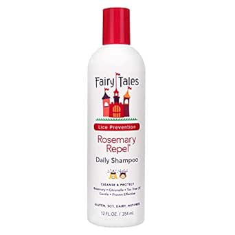 Fairy Tales Rosemary Repel Lice Shampoo- Daily Kids Shampoo for Lice Prevention, 12 Fl. Oz (Pack of 1)