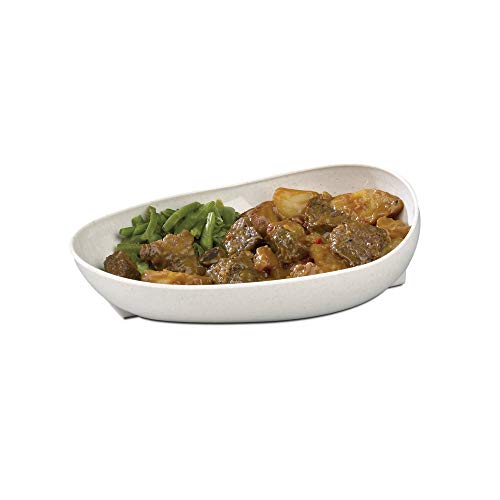 SP Ableware Skidtrol® Scooper Dish with Non-Skid Base - Sandstone (745371000)