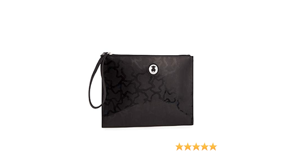 Amazon.com: TOUS Kaos Shiny Black Bolso de mano : Ropa, Zapatos y Joyería