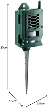 Pestbye Ultrasonic Smart Link Cat Repellent System Battery Powered Ground Stake view 10