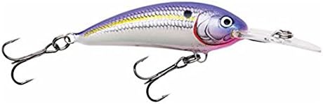BAGLEY PSD Balsa Shad 05 Bait, Purple Shad, .375 oz/2.25"