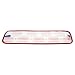 Rubbermaid Commercial Products HYGEN Microfiber Wet Mop Head Pad, 18 inch, Red, for Janitorial/Professional Cleaners and Heavy-Duty Industrial Floor Cleaning/Mopping/Scrubbing