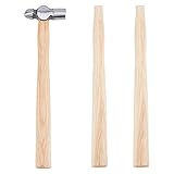 PH PandaHall 1pc Ball Peen Hammer with Two Spare