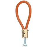 DECHOUS Single Leather Handle Leather Pulls Gold