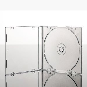25 CD/DVD CLEAR ULTRA SLIMLINE SINGLE JEWEL CASES 5.2 MM