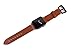 Apple Watch Band ,Vintage Vegetable Tanned Leather Watch Band For I Watch 42mm With Black Adaptor Light Brown