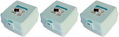 4x Lunch Box Lunchbox Lunch Box Lunch Box Lunch Box Tin Türkis 3er Pack