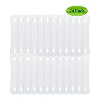 24-Pack Invisible Tie Stay Tie Keeper Alternative to Tie Tacks or Tie Bars