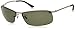 Ray-Ban Men's RB3183 Rectangular Sunglasses, Gunmetal/Polarized Green, 63 mm