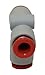 SMC KQ2T07-00A PBT Push-to-Connect Tube Fitting, Union Tee, 1/4