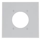 Leviton 80526-W Flush Mount 2 Gang Wallplate