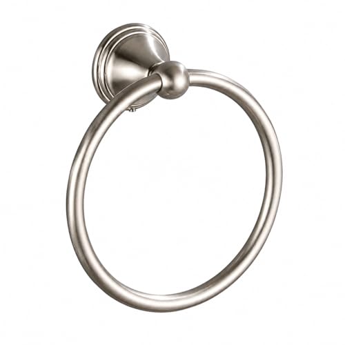 Towel Ring for Bathroom, Brushed Nickel Hand Towel Holder 1 Pack, Bathroom