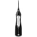 ToiletTree Products Oral Irrigator by Poseidon Portable and Cordless Water Flosser (w/Rechargeable Batteries, Black)
