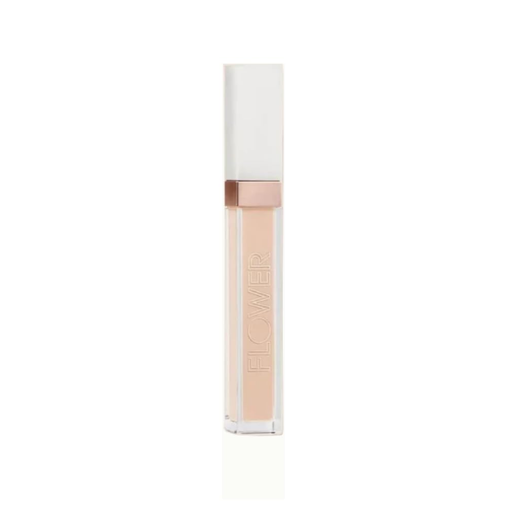 Photo 1 of FLOWER BEAUTY By Drew Barrymore Light Illusion Full Coverage Concealer - Diffuse Dark Under Eye Circles + Blurs Blemishes - Weightless Formula + Crease Proof Makeup (Porcelain)