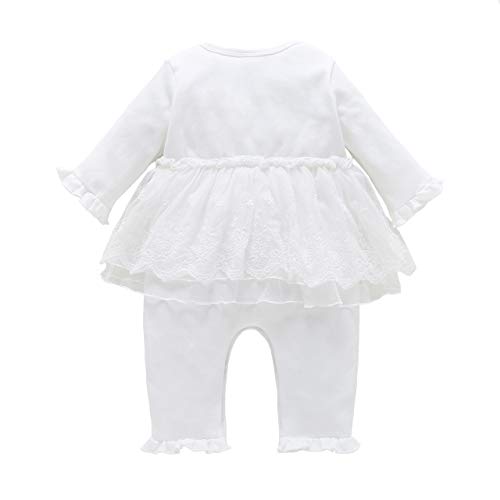 Baby Brielle Layette Onesie with Matching Headband and Socks in Box Registry Must Haves Gift Set for Girls (Pink Lace, 9M)