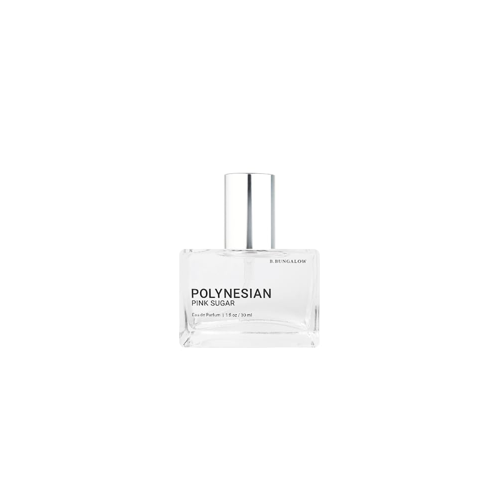The Beachwaver Co. B. Bungalow Polynesian Pink Sugar Fragrance | Full Size (1 Fl Oz) | Notes of Caribbean Coconut, Fresh Mandarin Orange & Hawaiian Sugar Cane | Signature Scent for Women and Teens