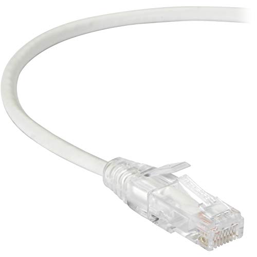 BLACK BOX NETWORK SERVICES - SLIM-NET CAT6 PATCH CABLE WHITE 10FT